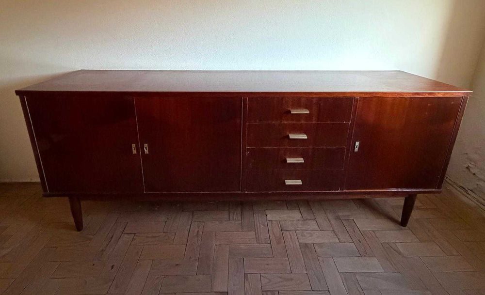 Conjunto Aparador + Cristaleira Retro Anos 60