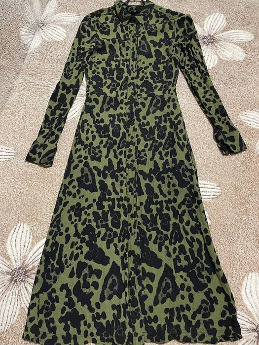 Плаття сафарі XS розмiр 34 плаття-сорочка