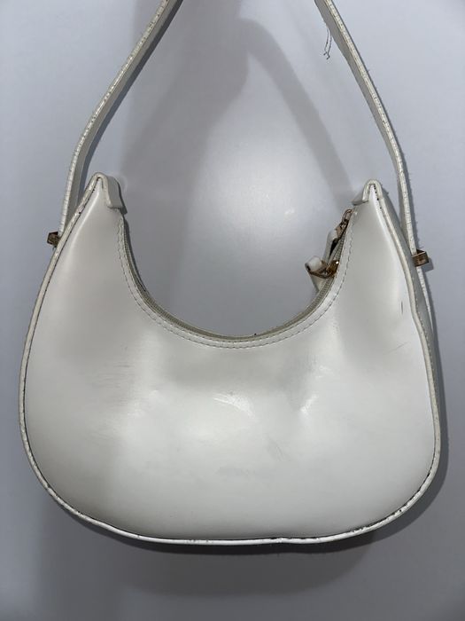 Сумка банан біла