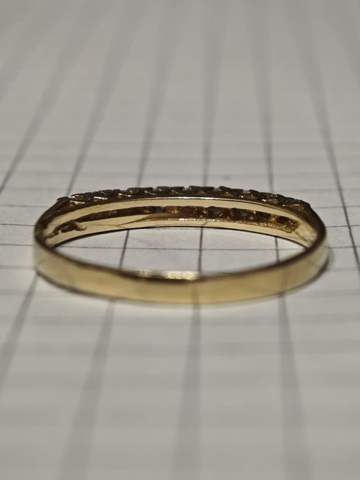 Золота каблучка, 750 проба.