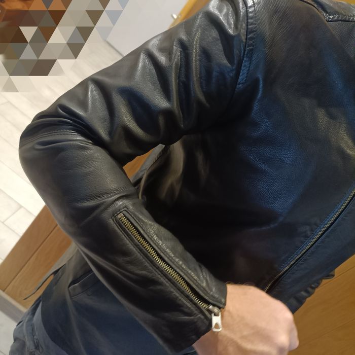 Чоловіча шкіряна куртка Diesel Black Gold