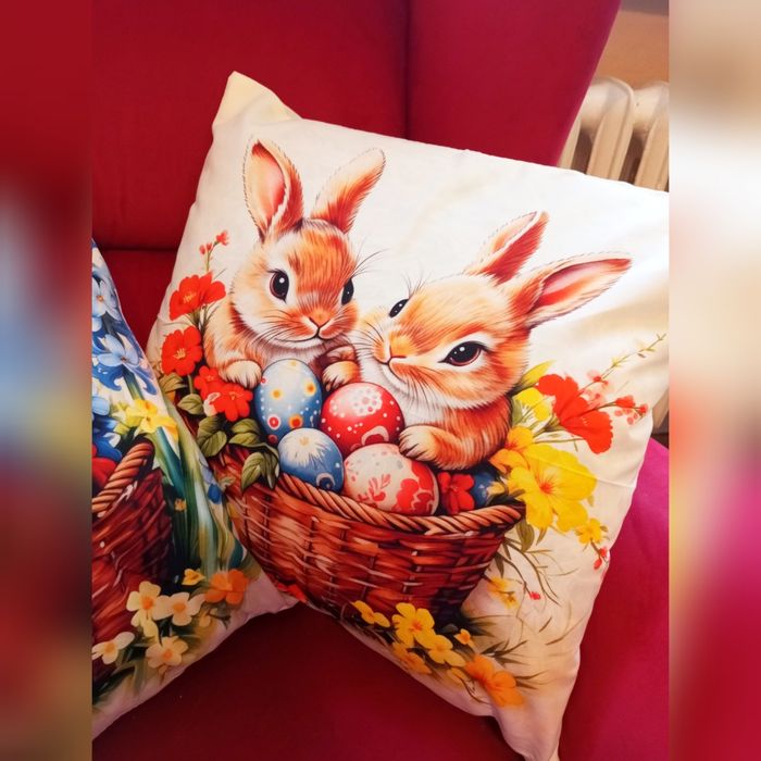 Poszewki dekoracyjne 2szt Wielkanocne