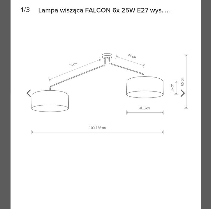 Lampa sufitowa Novodworski