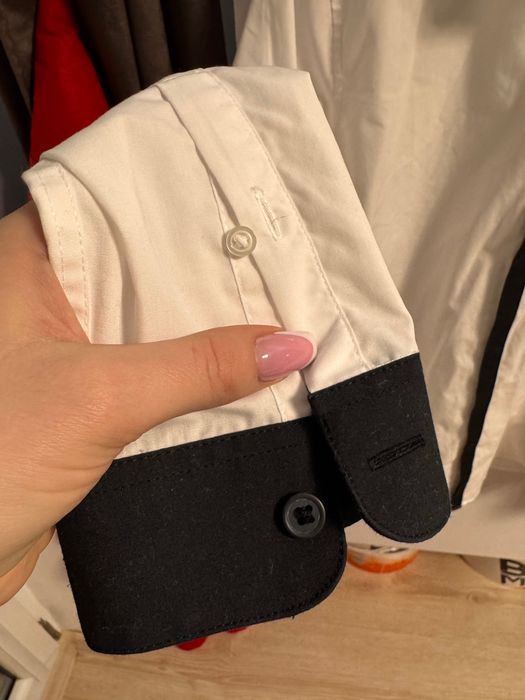 Biała męska koszula - TopMan - roz. M
