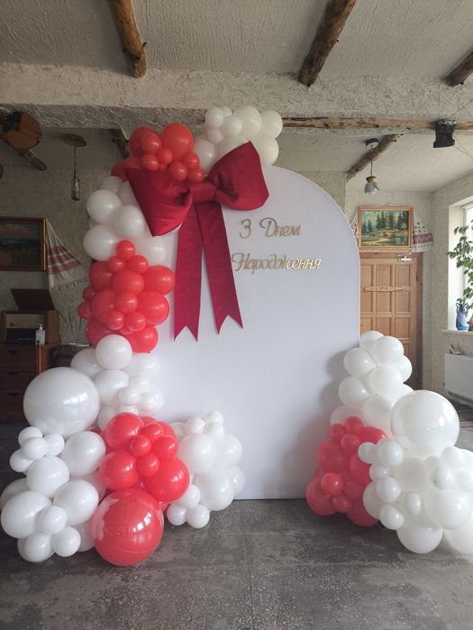 Гелієві кульки, фотозони, повітряні кульки