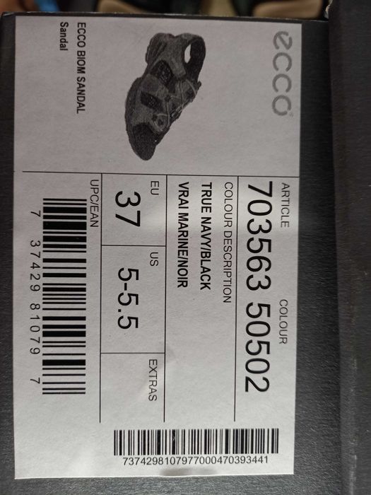 Босоножки ECCO на мальчика 37 размер