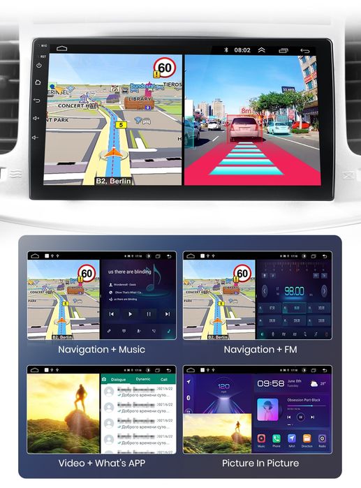 Rádio 9" android Volkswagen Polo 2001-09 CARPLAY WIFI GPS 2/32GB Novo