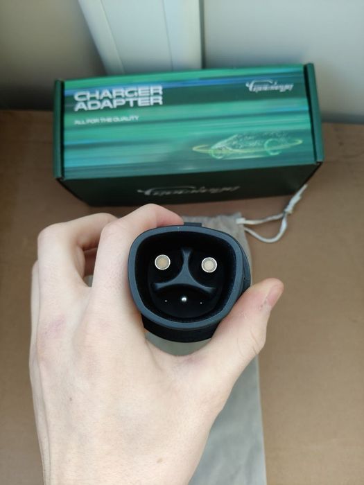 Перехідник Tesla - GBT для авто з Китаю GUWIEYG 7kw 32A блокування