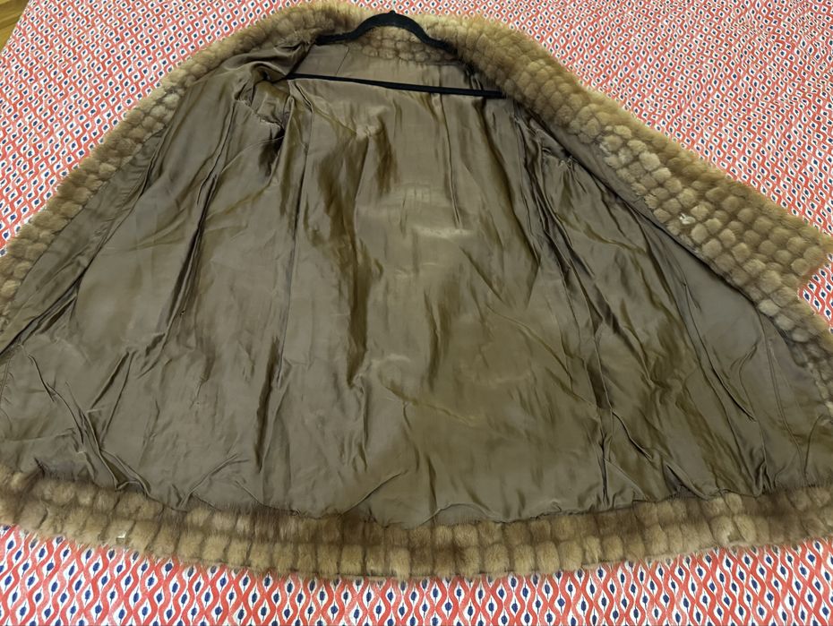 Шуба норка, кусочки норки