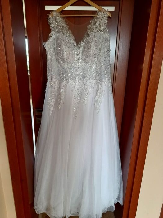 Suknia ślubna wzrost 170cm + obcas