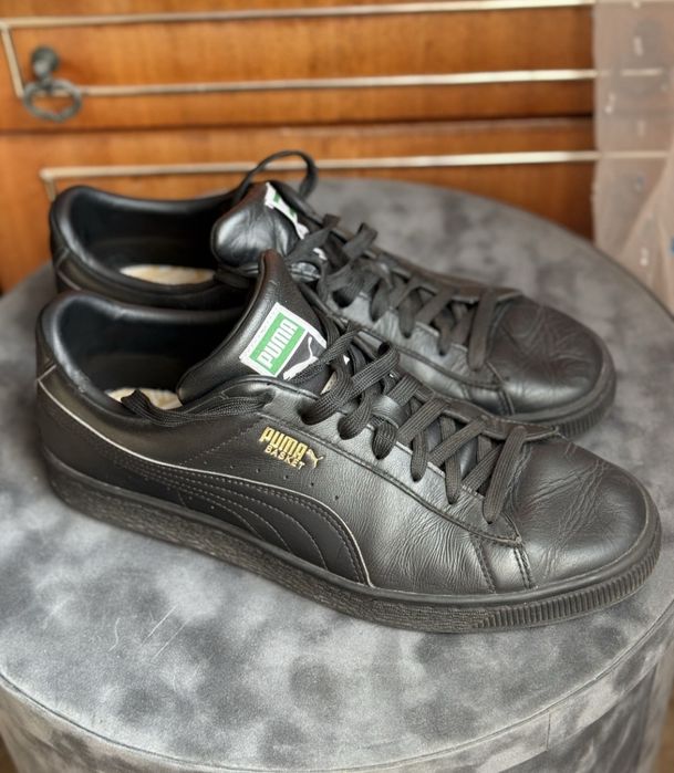 Кроссовки Puma Basket.Кожанные.