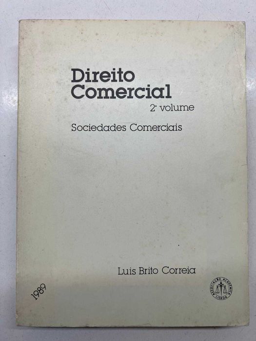 Livro - Direito comercial (2.º Volume) (ctt editorial grátis)