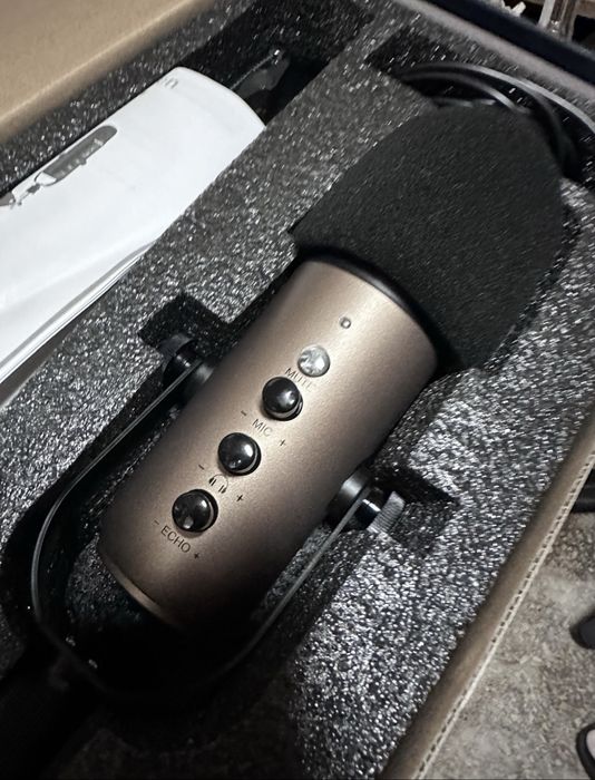 Microfone condensador USB