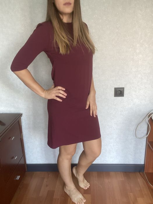 Продам сукню колір марсала, червоне Calvin klein