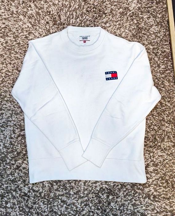 Білосніжний світшот Tommy Jeans (Оригінал) 100% Бавовна