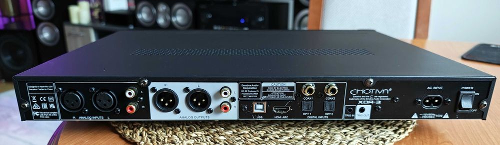 Emotiva XDA-3 – DAC / przedwzmacniacz | XLR | Stan bardzo dobry