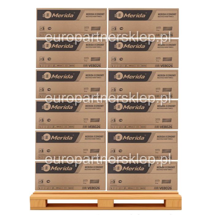 Ręcznik papierowy składany ZZ/V Merida 28opak (paleta) VEB026 *76,00zł