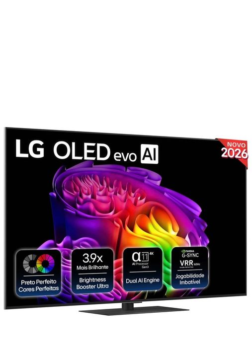 Televisão LG OLED evo AI G6 4K Smart TV 2026 de 65 polegadas
