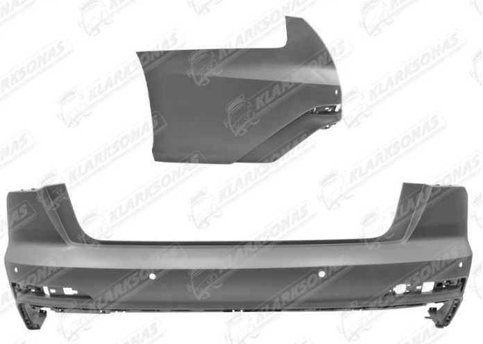 Задній бампер AUDI A6 (C8) S-line, 2018 - 2022 4KD807067DGRU