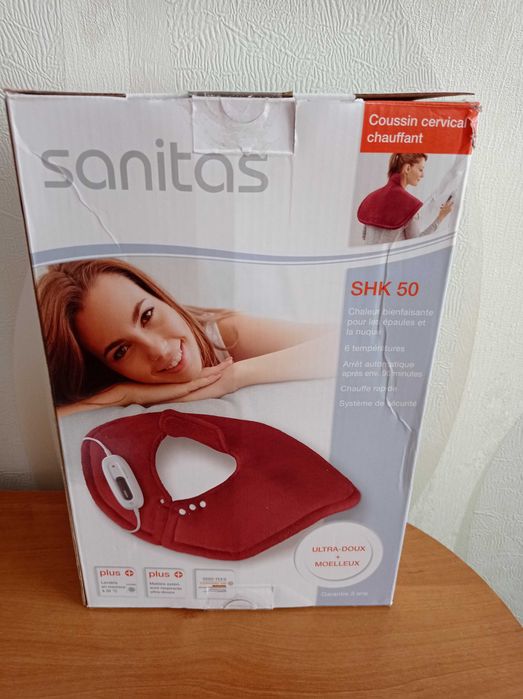 Электрогрелка Sanitas, для шеи и спины, Германия.