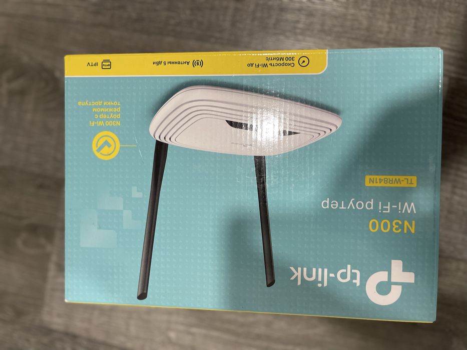 Маршрутизатор TP- link n300 WI-FI роутер TL- WR841N
