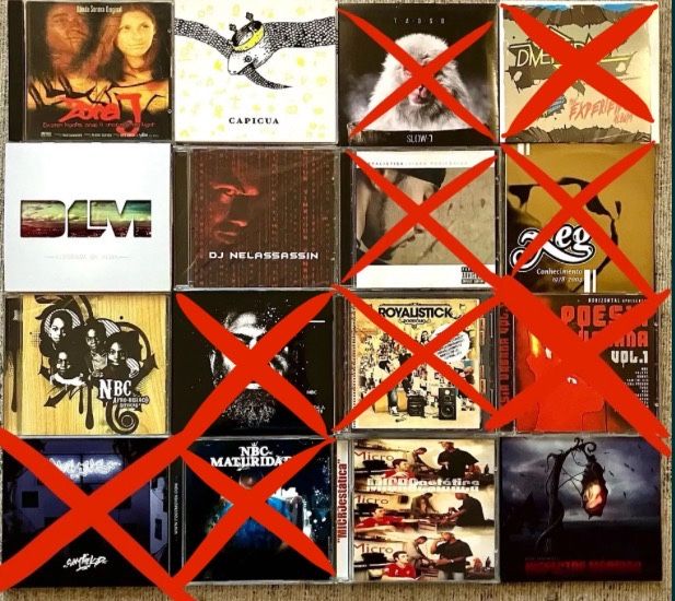 Classic Portuguese Hip Hop CDs / Portuguese Rap - STK, Slow J, Regula, Fuse
