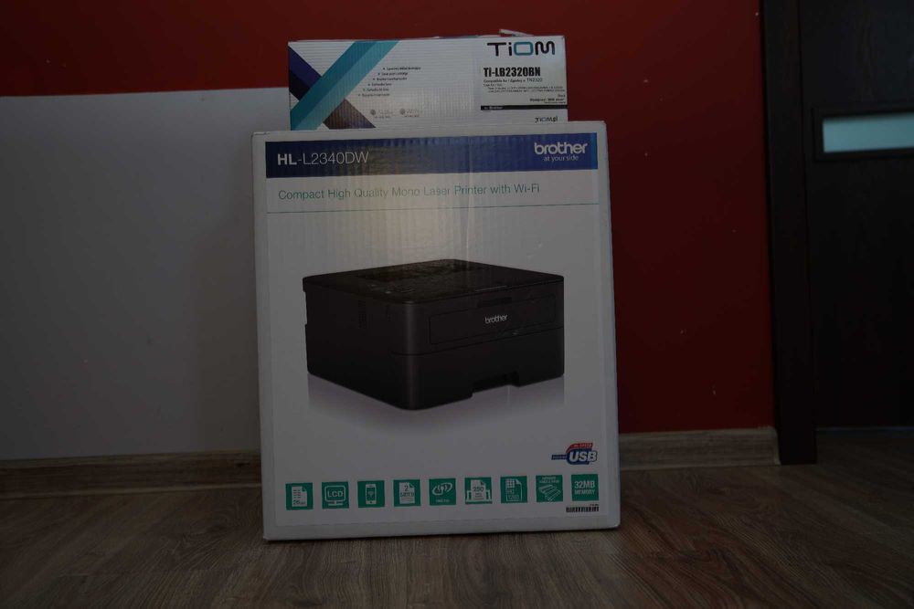 Drukarka Brother HL-L2340DW plus toner