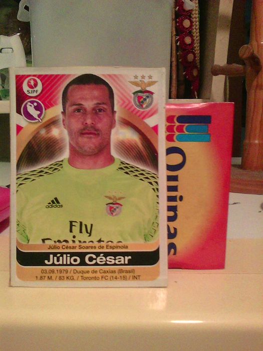 julio cesar 2016 guarda redes cromo panini recuperado 057