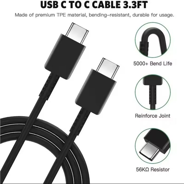 Carregador Samsung original c/cabo 45w