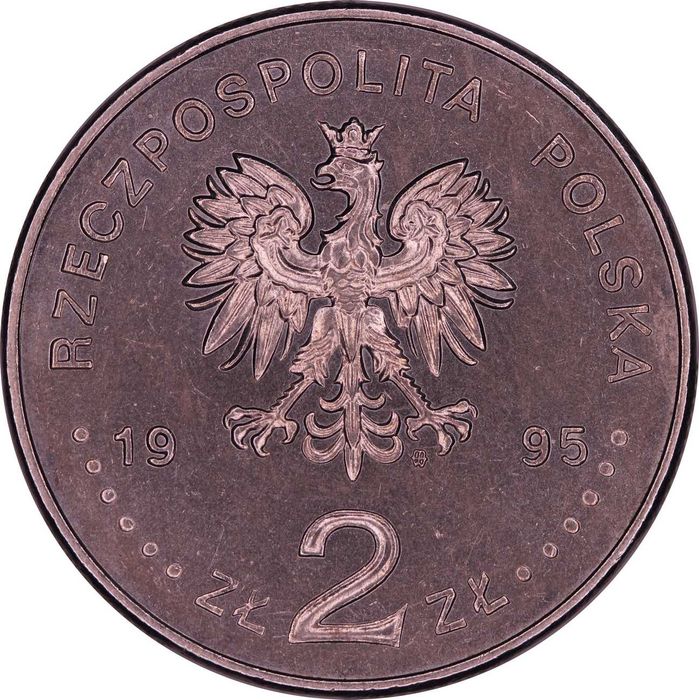 Zestaw monet 2 złote okolicznościowe 1995 rok (5 monet)