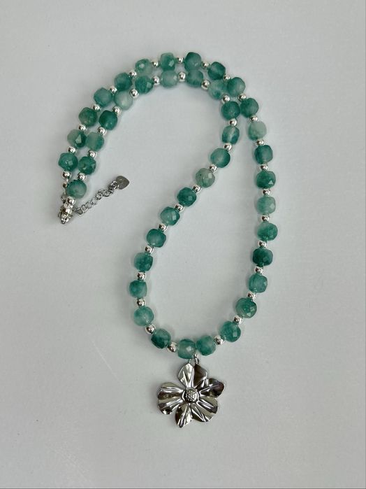 Naszyjnik handmade chryzopaz