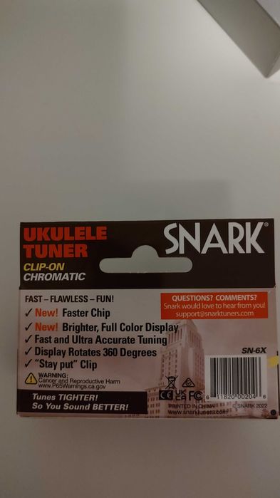 Afinador Ukulele Snark Sn6x