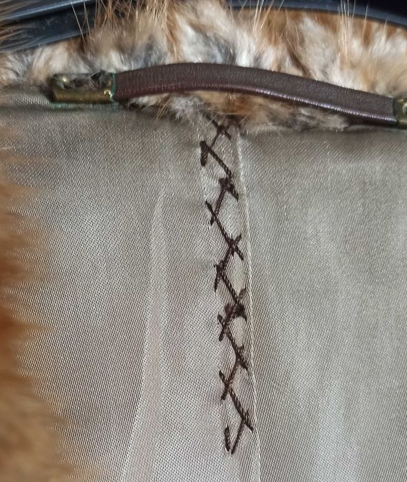 Futro naturalne z królika - rozmiar L