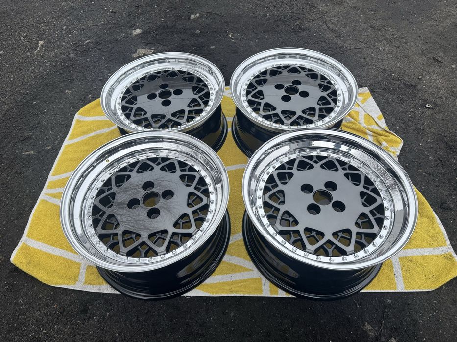 Custom 17" OZ 8/9" 4x100 skręcane 3tlg,bbs,oz + opony