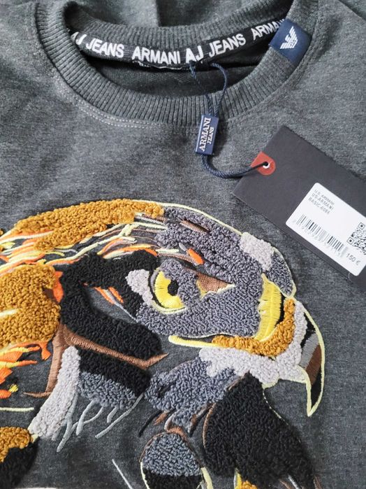 Bluza męska armani grafit antracyt