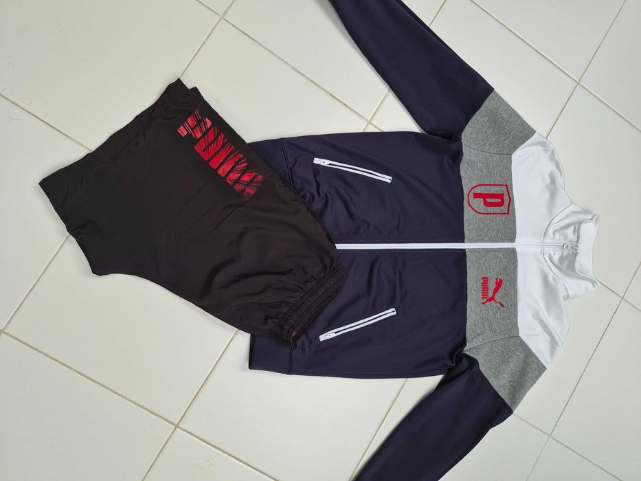Bluza męska Puma sportlifestyle + spodenki r. M