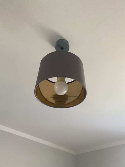 Klosz do lampy szary