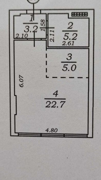 1-комнатная квартира по адресу ул. Бандеры Степана (площадь 36 м²) - Atlanta.ua - фото 7