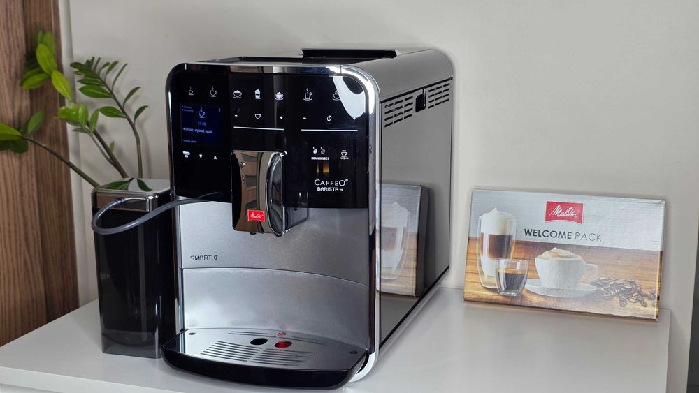 Ekspres Melitta Barista Smart, APP, dwie kawy mleczne, niski przebieg