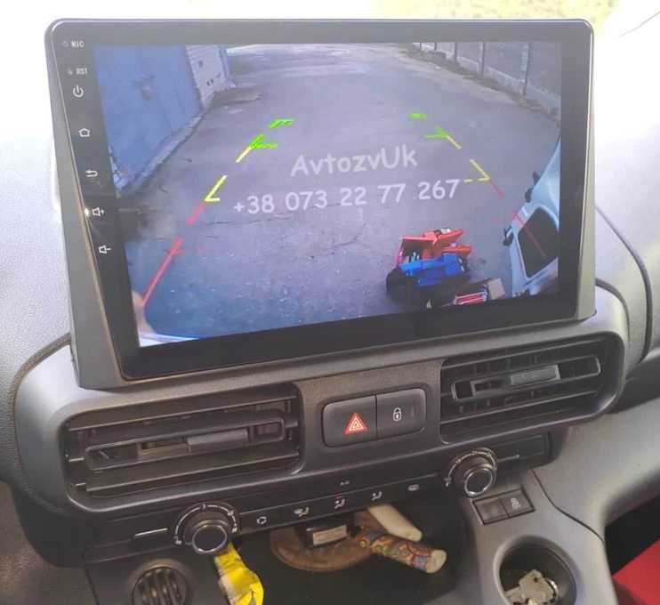 Магнітола Citroen BERLINGO Peugeot PARTNER Opel COMBO CARGO Андроїд 16