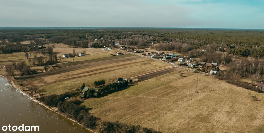Działka z linią brzegową nad Bugiem w Bojanach, gmina Brok - Więcej