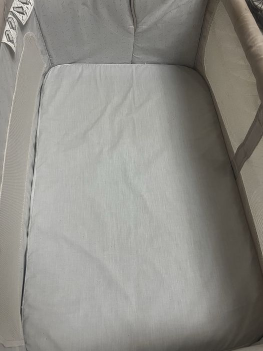 Дитяче ліжечко Chicco Next2Me Magic Grey