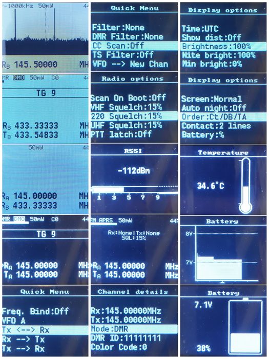 Baofeng DM-1701 OpenGD77 DMR/anlog Tier 1 2 TD-H3 tidradio +771 ant