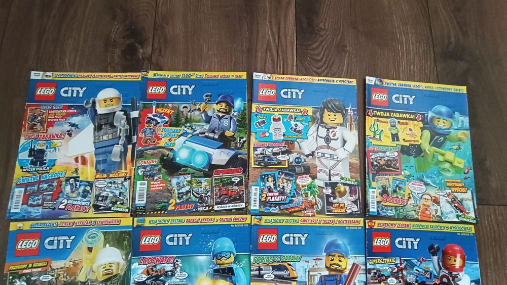 Gazetki czasopisma Lego City 10 sztuk