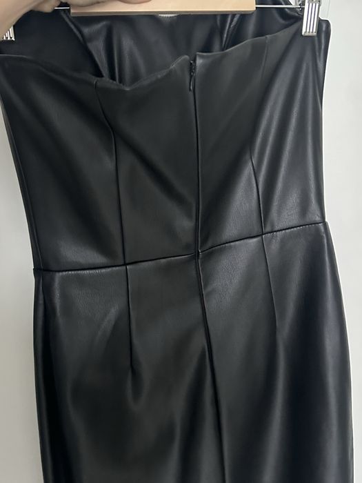 Шкіряна сукня футляр