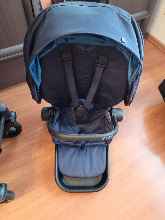 Cybex Priam 4.0 (gondola z spacerówką ) + fotelik ClaudZ2 z bazą