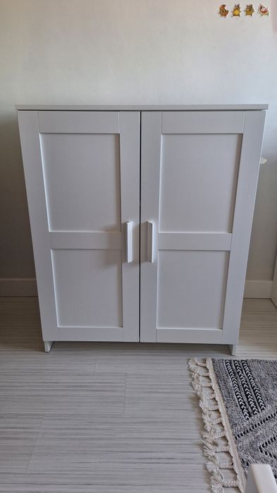 Rezerwacja/Szafka Komoda IKEA BRIMNES 78x95 cm | Półki | Warszawa Wola
