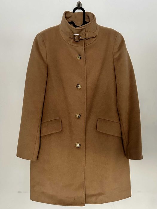 Płaszcz beżowy Ralph Lauren 36 S wełna