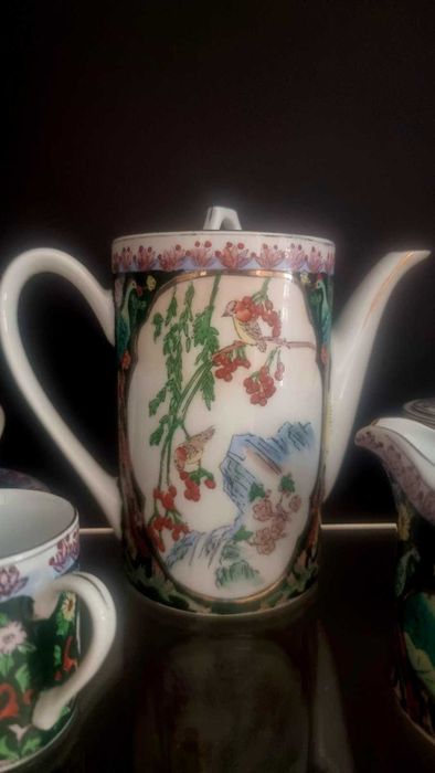 Кавовий сервіз Chinese Rose Medallion