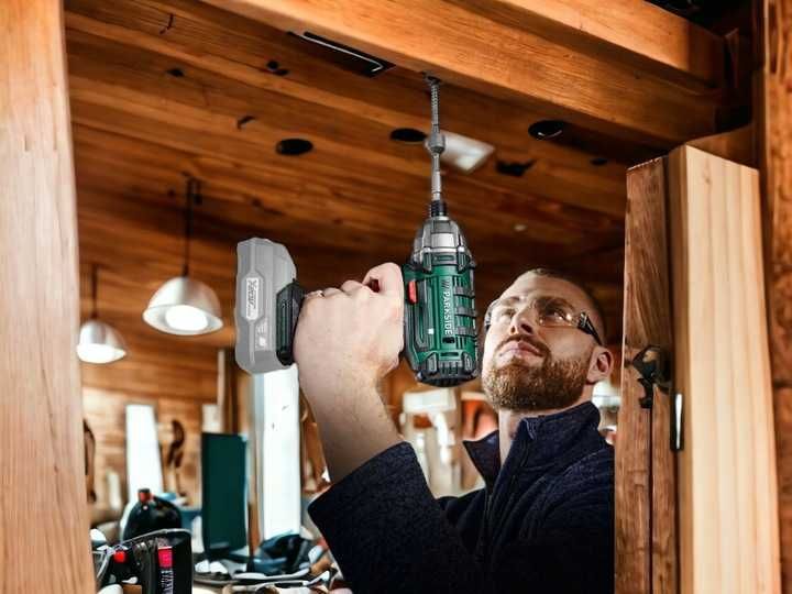 Klucz udarowy Parkside wkrętarka zakrętarka 180Nm akumulator ładowarka